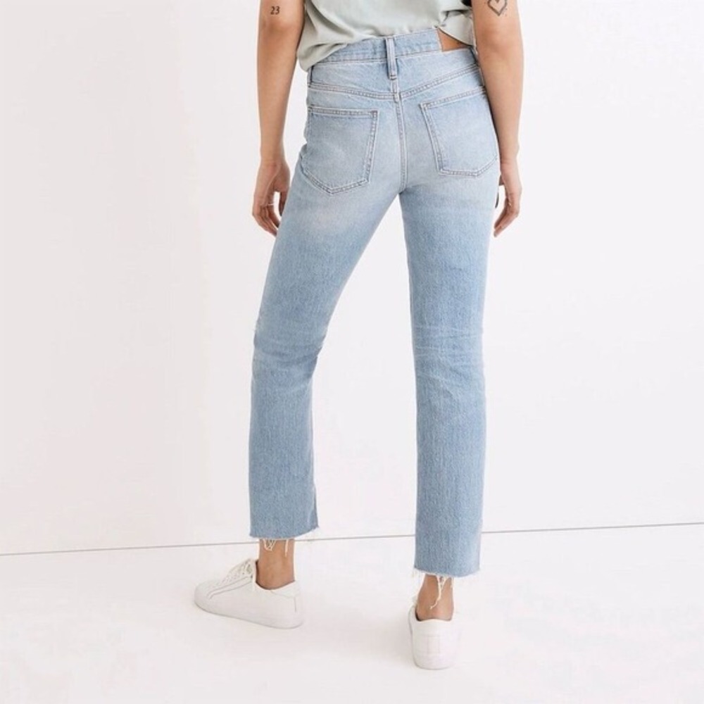 Madewell Women's Perfect Vintage Jean Size 25 Blue‎ Distressed Coney Wash - Picture 3 of 13